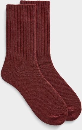 Le 31 Mens Ribbed lambswool socks