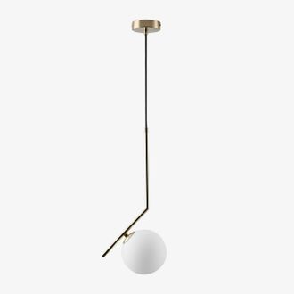 Sklum Sklum - L&aacute;mpara De Techo Para Ba&ntilde;o En Acero Inoxidable Con Bola De Cristal Linorayle