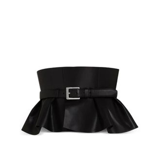 Karl Lagerfeld Dames, Accessoires, Zwart, Maat: 85 CM Leer