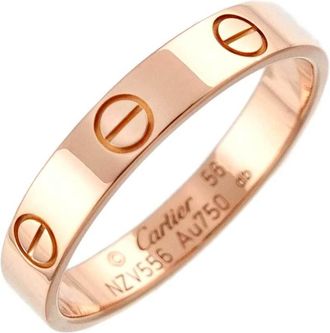 Cartier Pink Gold (18K) Band Ring (Pre-Owned)