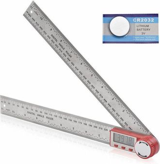 OEM Goni&oacute;metro Digital De Acero Inoxidable De 11/300 Mm Con Pantalla Lcd Y Funci&oacute;n De Bloqueo De Cero Para Herramientas De Bricolaje En Carpinter&iacute;a