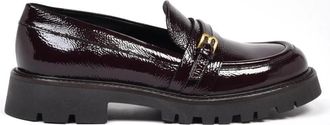 Baldinini Naplak Loafer - Dames - Loafers - Bruin - 41 EU - Leer - Schoenen