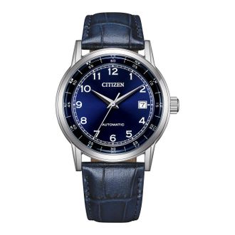 Citizen Mens Blue Watch NJ0210-13L Leather - One Size