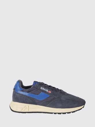 Autry Reelwind Nylon and Suede Bovine Leather Sneakers with Jagged Sole