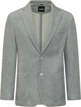 HUGO BOSS Hombre, Chaquetas, Gris, Talla: L
