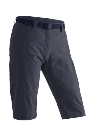Maier Sports Caprihose MAIER SPORTS Kluane, Damen, Gr. 34, Normalgr&ouml;ssen, blau (dunkelblau), 90% Polyamid, 10% Elasthan, Hosen Caprihose, Damen Shorts, kurze Wande