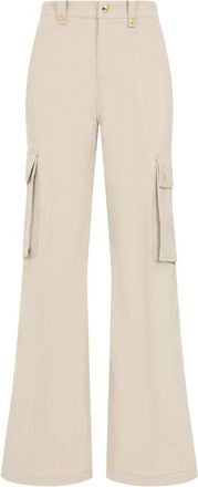 Celine Beige Cargo Trousers with Pockets