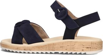 Paul Green Schoenen, Dames, Blauw, 39 EU, Su&egrave;de, Blauwe Sandalen Model 6105