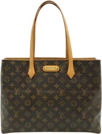 Louis Vuitton Pre-owned Tote Bags, female, Brown, Size: ONE SIZE Pre-owned Canvas Tote Bag