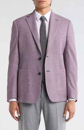 JB Britches Two Button Side Vent Patch Pocket Jacket in Red at Nordstrom Rack, Size 36 Regular