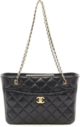 Chanel Shiny Lambskin Small Tote Bag