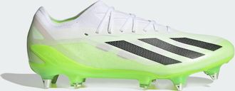 adidas adidas Performance Unisex X Crazyfast.1 Soft Ground Boots - White - Size UK 12.5