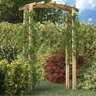 vidaXL Vidaxl - Arco Con Enrejado De Madera 150x60x210 Cm