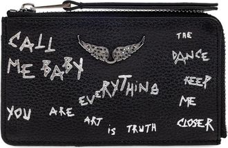 Zadig&Voltaire Zv Card Grained Graffiti Accessories