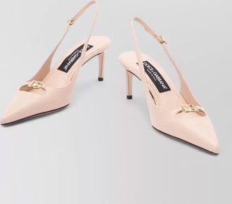 Dolce & Gabbana leather slingback pumps