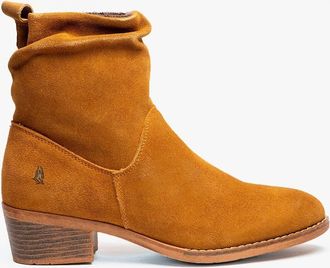 Hush Puppies Womens Hush Puppies IRIS Womens Ankle Boots Tan - Brown - Size: 3