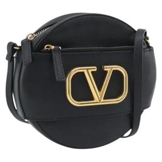 Valentino Pre-owned Vintage Shoulder Bag - Dames - Pre-owned - Zwart - Maat: ONE Size Leer