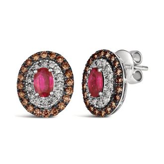 Le Vian Ladies Semi Precious Earrings set in 14K Vanilla Gold