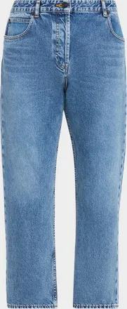 The Row Riaco Slim-Leg Ankle Jeans