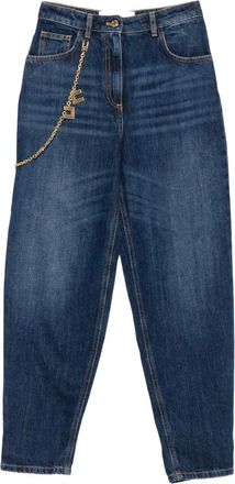 Elisabetta Franchi Jeans con decorazione - Blu