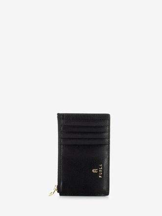 Furla Camelia M zipped card case nero