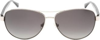 Kate Spade New York Fara grijze gradiëntlens Palladium zilveren zonnebril