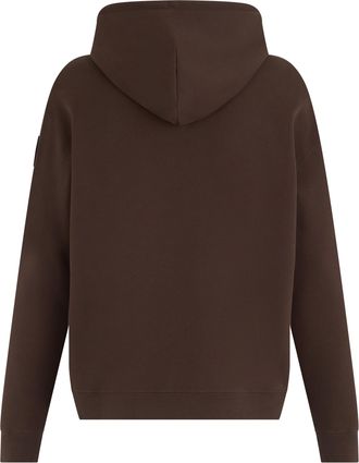 Canada Goose Womens Hooded Sweatshirt Brown Cotton Hoodies