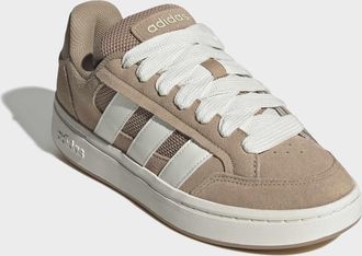 adidas Sneaker ADIDAS SPORTSWEAR GRAND COURT ALPHA, Damen, Gr. 38,5, warm sandstone, sanftes wei&szlig;, cardboard, Leder, Synthetik, Schuhe Sneaker