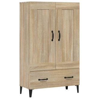 vidaXL Aparador Madera Contrachapada Color Roble Sonoma 70x31x115 Cm Vidaxl