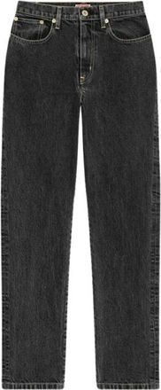 Kenzo Straight Jeans - Dames - Regular Fit Jeans - Zwart - W30 - Denim - Jeans