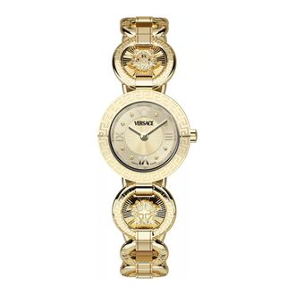 Versace Accessoires, Dames, Geel, ONE Size, Elegant Quartz Analog Womens Watch