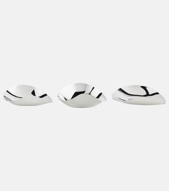 Georg Jensen Indulgence set of 3 stainless steel snack bowls by Helle Damkjær