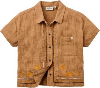 Passenger Waveney S/S Shirt Bluse f&uuml;r Damen | braun