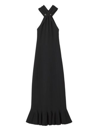 Lanvin Halter Neck Midi Dress