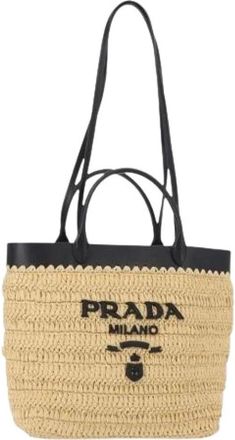 Prada Pre-owned Vintage Handtas - unisex - Vintage Shopper - Beige - ONE Size - Vintage