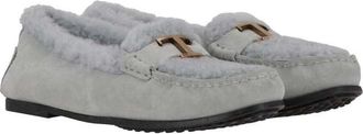 Tod's Womens White/Black Flat, Size 7