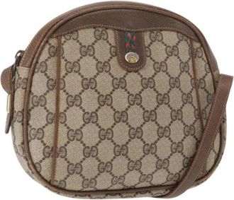 Gucci Pre-owned Vintage Cross Body Bag - Dames - Vintage Schoudertas - Beige - ONE Size - Vintage