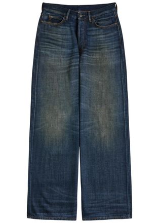 Acne Studios Wide-leg Jeans - Dark Blue - XL