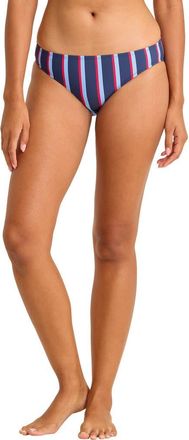 Tommy Bahama Deep Sea Stripe Hipster Bikini Bottoms in Mare Navy at Nordstrom, Size X-Large