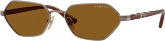 Vogue Eyewear VO4349S Polarized 513883 Womens Sunglasses Brown Size 54