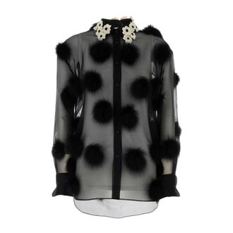 Khaite Organza Shirt - female - Khaite - Shirts - Black - XS - Blouses & Shirts