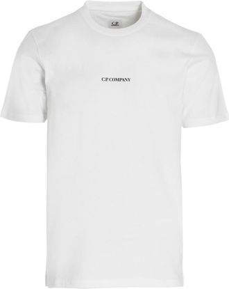 C.P. Company White Logo T-shirt