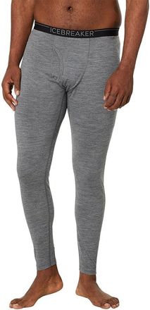 Icebreaker 200 Oasis Leggings Mens Gray 100% Merino Wool Skinny Leg ERK1999