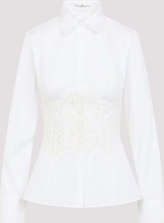 Ermanno Scervino White Cotton Shirt