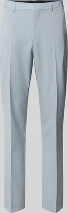 HUGO BOSS Super Slim Fit Anzughose aus Schurwoll-Mix Modell HESTEN in Hellblau, Gr&ouml;&szlig;e 102