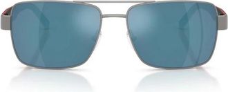 Ferrari Fz 5005 Zonnebril - Heren - Zonnebrillen - Grijs - 59 MM - Accessoires