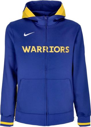 Nike Showtime Full-Zip Hoodie - Heren - Sportshirts - Blauw - XL - Polyester - Fitness