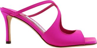 Jimmy Choo London Anise 75 Satin Mules