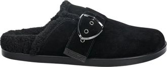 Blauer Glade Slipper - Dames - Pantoffels - Zwart - 38 EU - Leer - Schoenen