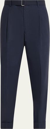 Officine G&eacute;n&eacute;rale Hugo Cotton Poplin Tailored Pants